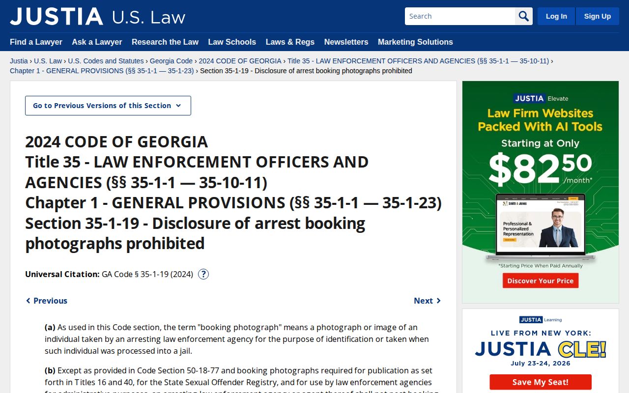 Polk County booking photograph disclosure restriction