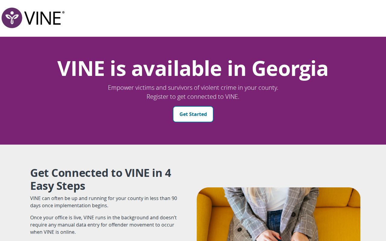 Polk County VINELink release alert methods in Georgia